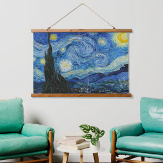 Sterrennacht | Vincent van Gogh Hangend Wandkleed