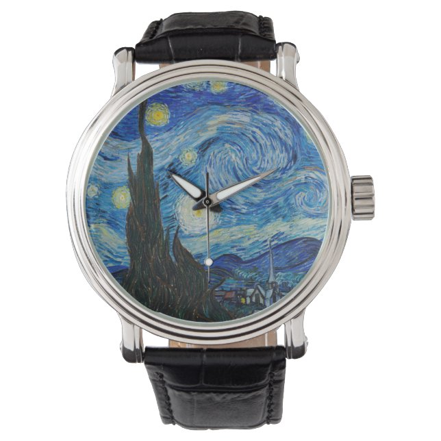 Sterrennacht Vincent Van Gogh Horloge (Voorkant)