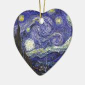 Sterrennacht, Vincent Van Gogh. Keramisch Ornament (Links)