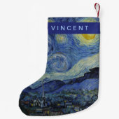 Sterrennacht Vincent van Gogh Kleine Kerstsok (Achterkant)