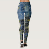 Sterrennacht Vincent van Gogh Leggings (Achterkant)
