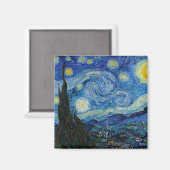 Sterrennacht | Vincent Van Gogh Magneet (Voorkant / Achterkant)