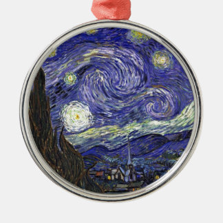 Sterrennacht, Vincent Van Gogh. Metalen Ornament