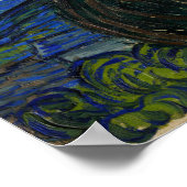 Sterrennacht | Vincent Van Gogh Poster (Hoek)