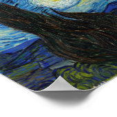 Sterrennacht Vincent van Gogh Poster (Hoek)