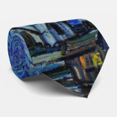 Sterrennacht Vincent Van Gogh Stropdas (Opgerold)