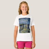 Sterrennacht Vincent van Gogh T-shirt (Voorkant volledig)