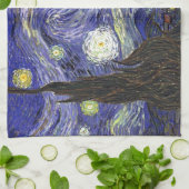 Sterrennacht, Vincent Van Gogh. Theedoek (Gevouwen)
