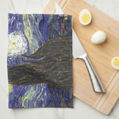 Sterrennacht, Vincent Van Gogh. Theedoek (Quarter Fold)