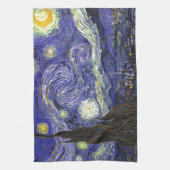 Sterrennacht, Vincent Van Gogh. Theedoek (Verticaal)