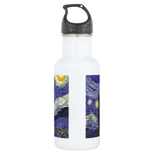 Sterrennacht, Vincent Van Gogh. Waterfles (Achterkant)