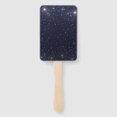 Sterrennacht Wedding Favor Hand Fan Handwaaier (Achterkant)