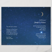 Sterrennacht Wedding Program (Voorkant)