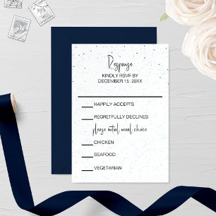 Sterrennacht Wedding RSVP-kaart RSVP Kaartje