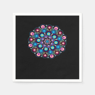 Sterrennacht Whimsigoth Dot Mandala Servet