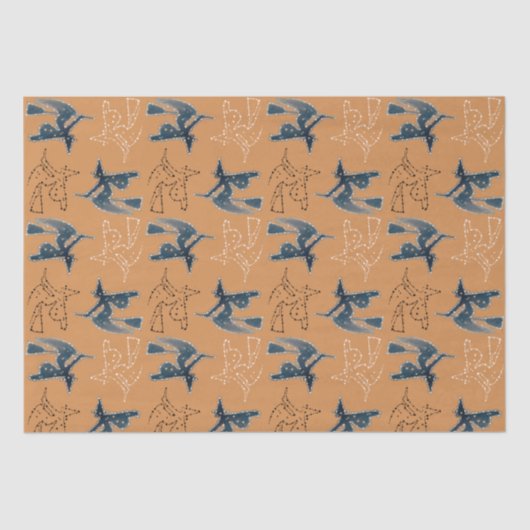 Sterrennacht Witch Halloween Tissuepapier (Voorkant)