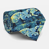 Sterrennacht Wolfhounds - Stropdas (Opgerold)