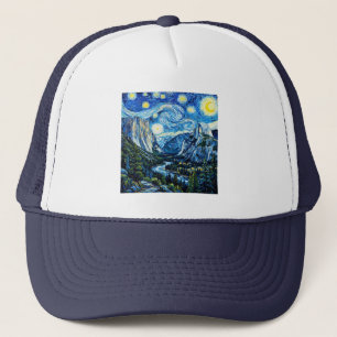Sterrennacht Yosemite National Park Trucker Pet