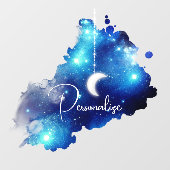 Sterrennachthemelsterrenstelsel Raamsticker (Vel)