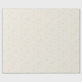 Sterrenpatroon (gebroken wit) cadeaupapier (Vlak)