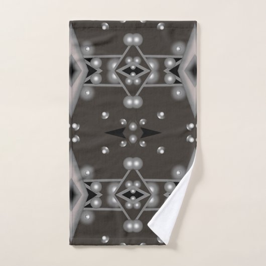 Sterrenprestaties Modern Abstract kunstontwerp Bad Handdoek (Handdoek)