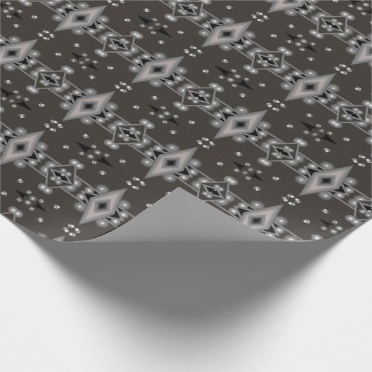 Sterrenprestaties Modern Abstract kunstontwerp Cadeaupapier (Hoek)