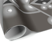 Sterrenprestaties Modern Abstract kunstontwerp Cadeaupapier (Rol Hoek)