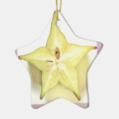 Sterrensornament met tafelzout keramisch ornament (Links)
