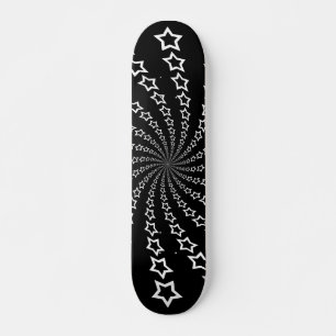 Sterrenspiraal: Witte sterren: Skateboard