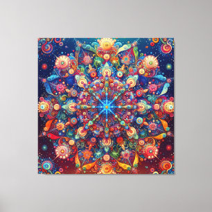 STERRENSTELSEL CANVAS AFDRUK