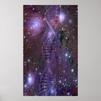 sterrenstelsel-DNA-Poster Poster