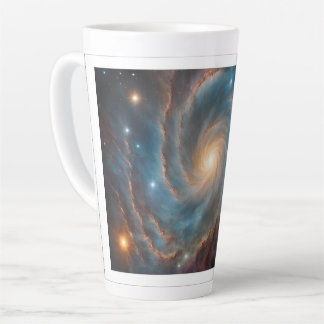 Sterrenstelsel ontwerp groot latte mok