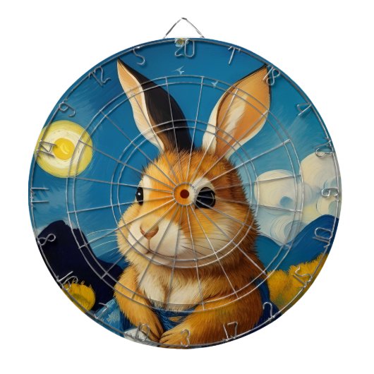 Sterrenveer Bunny Dart Board Dartbord (Voorkant)