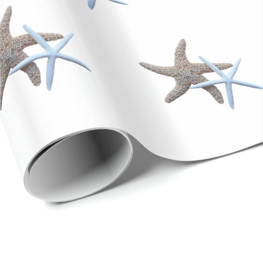 Sterrenvis Koppel Witte Bruiloft Cadeaupapier (Rol Hoek)