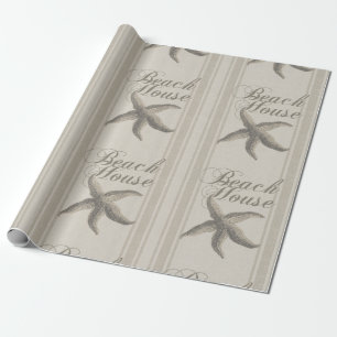 Sterrenvis Strandhuis Zeekust Kust Cadeaupapier
