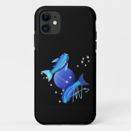 Sterrenvissen Neptunus Zodiac iPhone 11 Hoesje