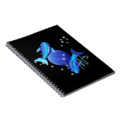 Sterrenvissen Neptunus Zodiac Notitieboek (Rechterzijde)
