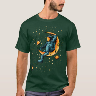 Sterrenvisserij op sterren Funny Space T-shirt