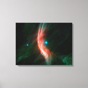 Sterrenwinden stromen uit Zeta Ophiuchi. Canvas Afdruk