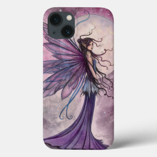 Sterrige Amethyst Fee Mystieke Fantasie Kunst iPhone 13 Hoesje