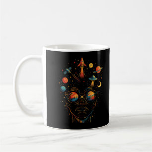 Sterrren in mijn ogen Psychodelische ruimte Sci-Fi Koffiemok