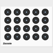 Sterthema caleidoscoop patroon Stickers (Vel)