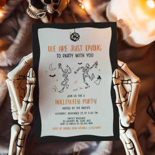 Sterven op de uitnodiging voor Halloween Party