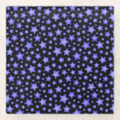 Stervormig patroon glazen onderzetter (Voorkant)