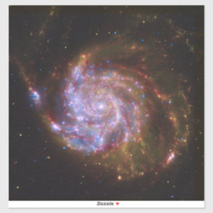 Stervorming in de Pinwheel: M101 sterrenstelsel Sticker