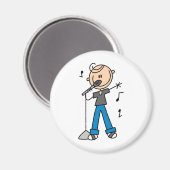 Sterzangeres op de microfoonmagneet magneet (Voorkant / Achterkant)