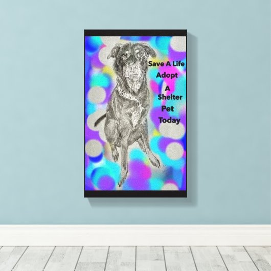 Stetched Canvas Print (Insitu (Houten vloer))