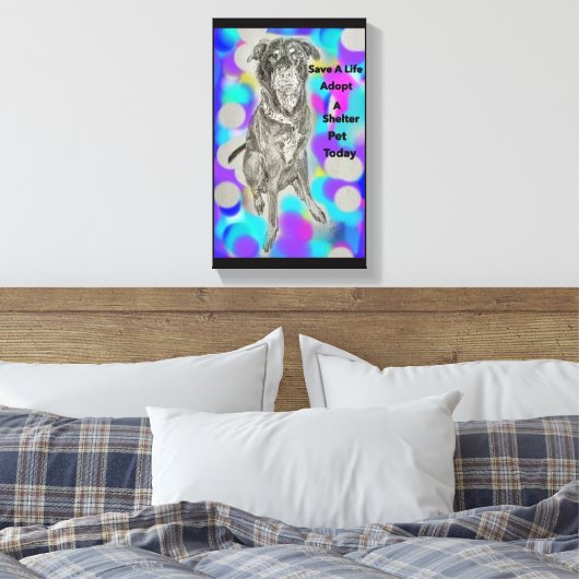 Stetched Canvas Print (Insitu (Slaapkamer))