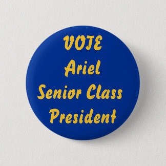 STETE ArielSenior Class President Ronde Button 5,7 Cm