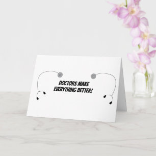 Stethescope Better Doctor Day Personaliseren Kaart